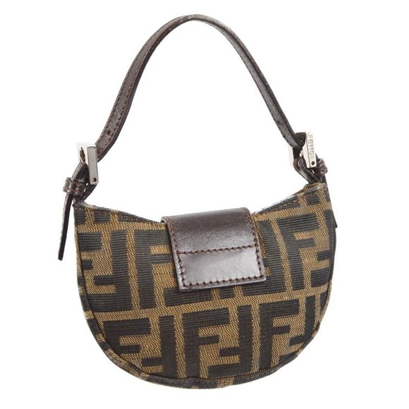 Fendi Brown Zucca Handbag - Picture 2 of 8